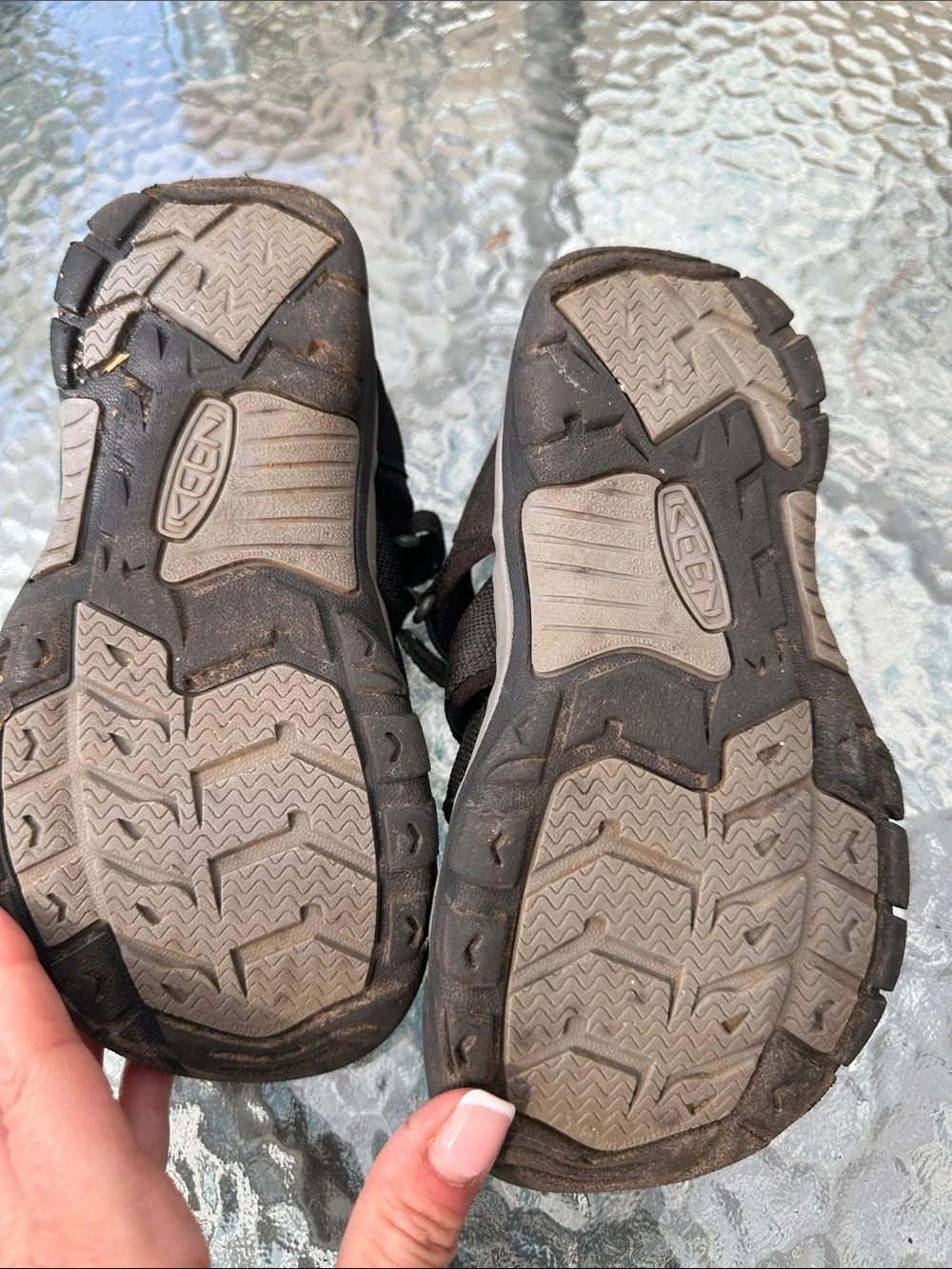 Keen Black Kids Closed-Toe Sport Sandals
